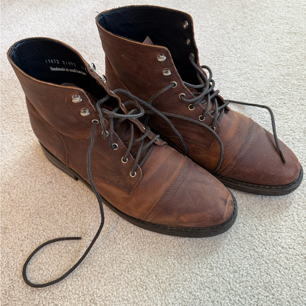 Thursday Boot Company Dark Brown Leather Boots